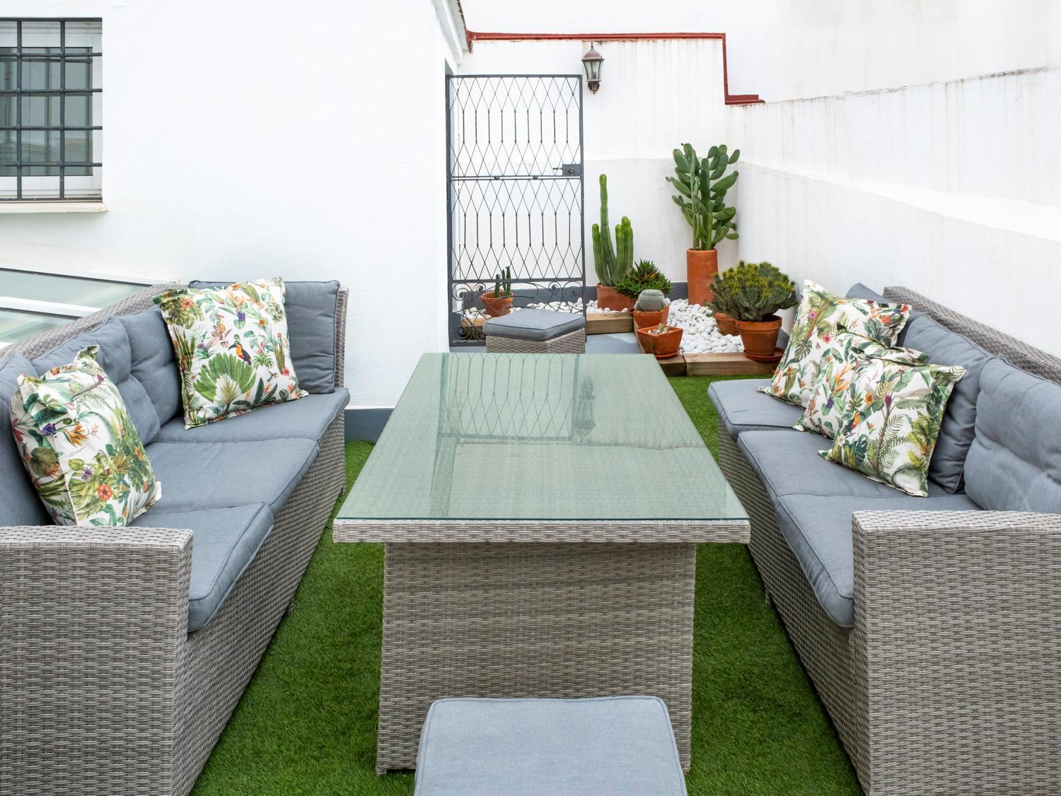 セビリア Almirante Hoyos House With Private Terraceヴィラ エクステリア 写真